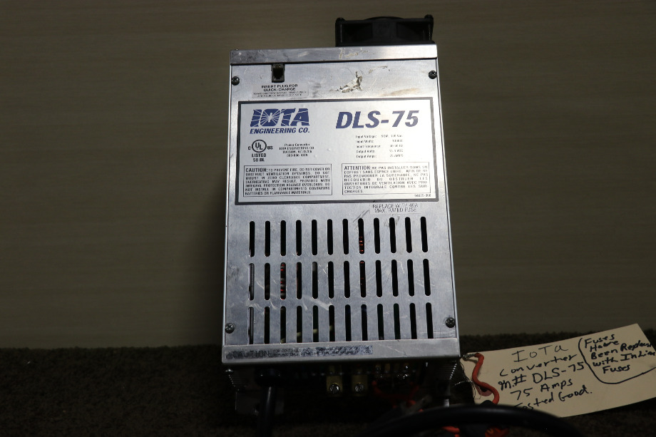 USED MOTORHOME IOTA DLS-75 POWER CONVERTER FOR SALE RV Components 