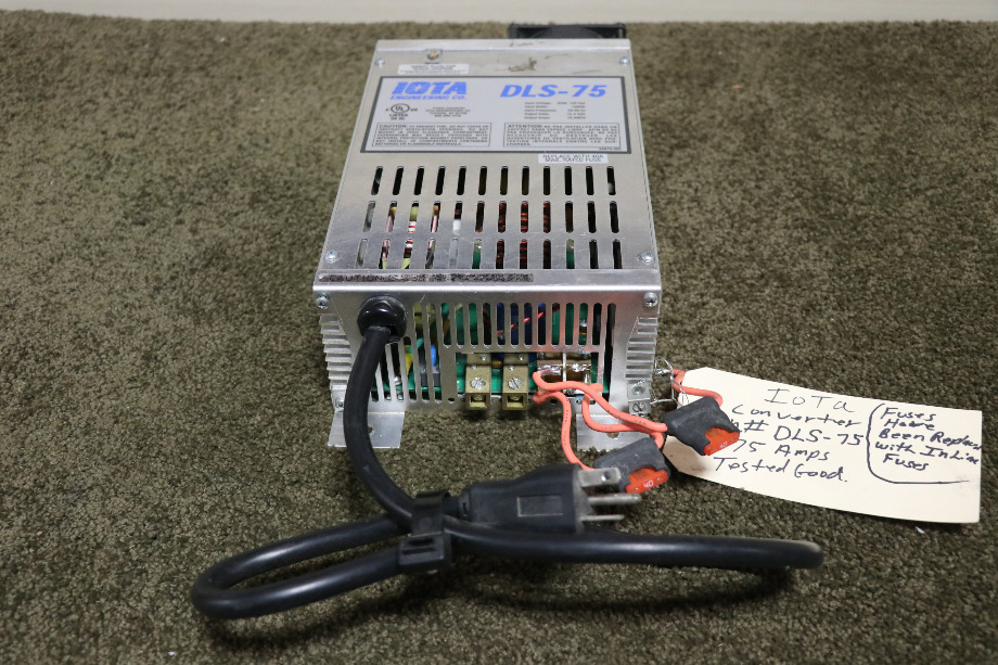 USED MOTORHOME IOTA DLS-75 POWER CONVERTER FOR SALE RV Components 