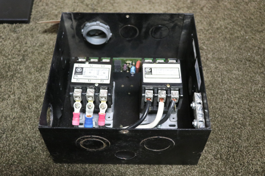 USED RV ES50M-65N ESCO POWER 50 TRANSFER AUTOMATIC TRANSFER SWITCH FOR SALE RV Components 
