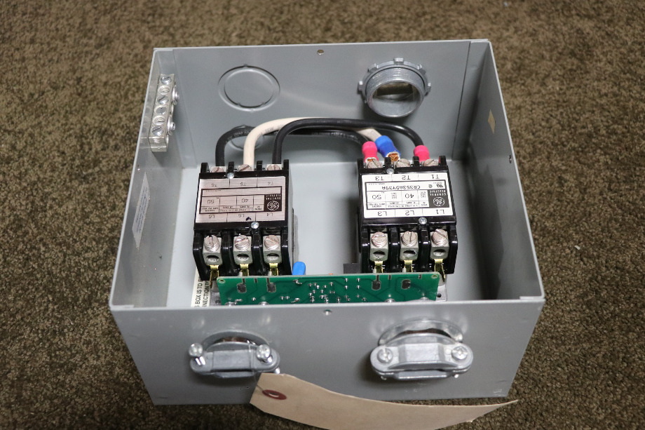USED ESCO POWER 50 TRANSFER ES50M-65N AUTOMATIC TRANSFER SWITCH MOTORHOME PARTS FOR SALE RV Components 
