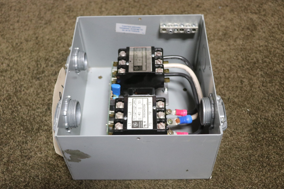 USED ESCO POWER 50 TRANSFER ES50M-65N AUTOMATIC TRANSFER SWITCH MOTORHOME PARTS FOR SALE RV Components 
