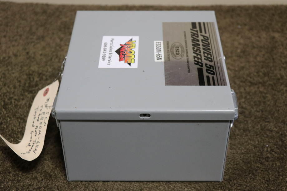 USED RV ES50M-65N ESCO POWER 50 TRANSFER AUTOMATIC TRANSFER SWITCH FOR SALE RV Components 