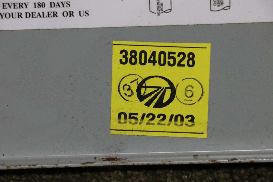 USED MOTORHOME ESCO POWER 50 TRANSFER ES50M-65N AUTOMATIC TRANSFER SWITCH FOR SALE RV Components 