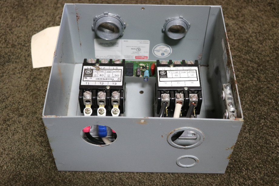 USED MOTORHOME ESCO POWER 50 TRANSFER ES50M-65N AUTOMATIC TRANSFER SWITCH FOR SALE RV Components 