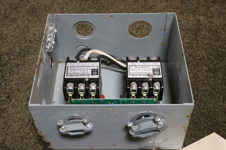 USED MOTORHOME ESCO POWER 50 TRANSFER ES50M-65N AUTOMATIC TRANSFER SWITCH FOR SALE RV Components 