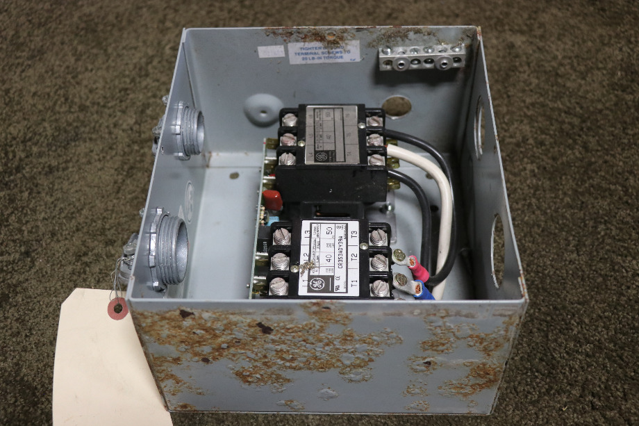 USED MOTORHOME ESCO POWER 50 TRANSFER ES50M-65N AUTOMATIC TRANSFER SWITCH FOR SALE RV Components 