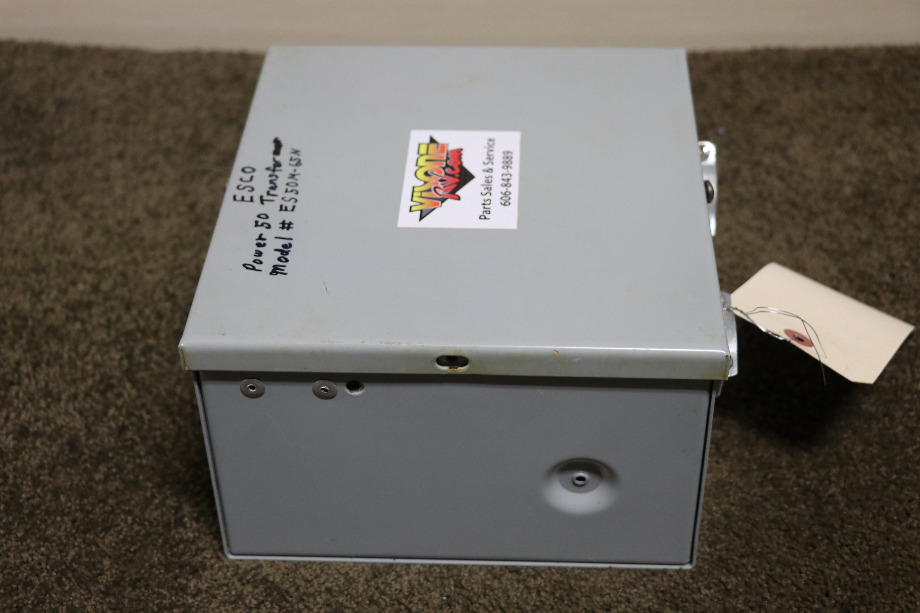 USED RV/MOTORHOME ESCO POWER 50 TRANSFER AUTOMATIC TRANSFER SWITCH ES50M-65N FOR SALE RV Components 