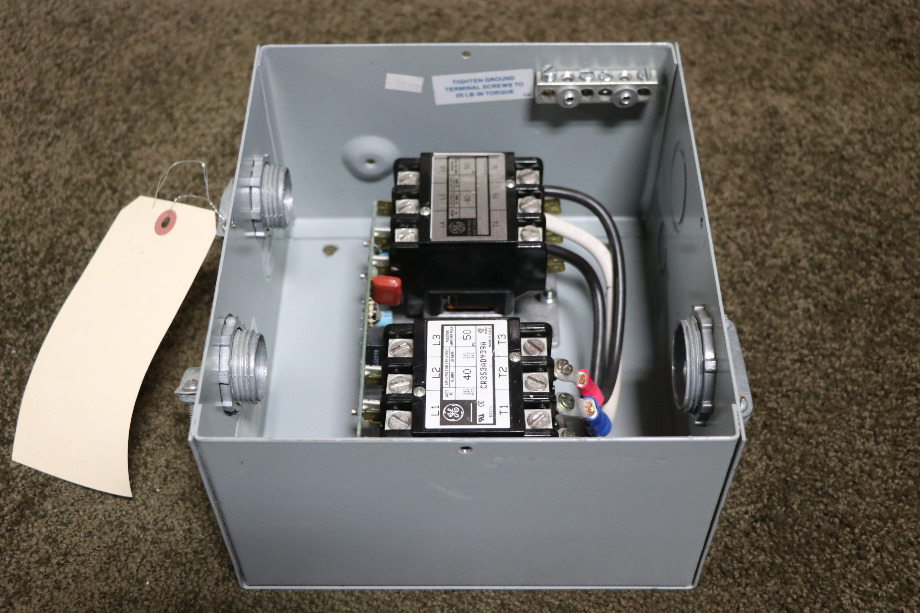 USED RV/MOTORHOME ESCO POWER 50 TRANSFER AUTOMATIC TRANSFER SWITCH ES50M-65N FOR SALE RV Components 