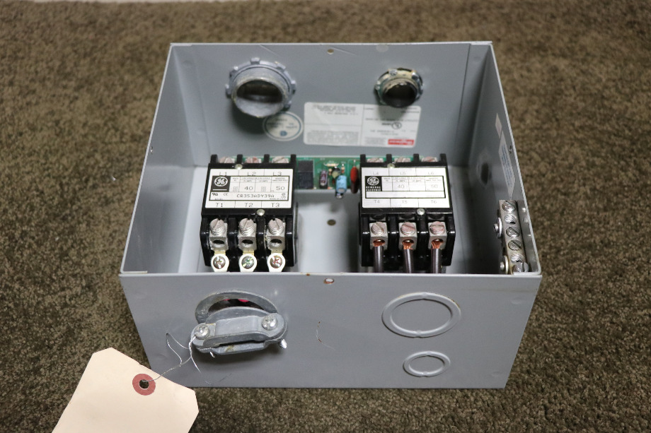 USED ESCO POWER 50 TRANSFER AUTOMATIC TRANSFER SWITCH ES50M-65N RV/MOTORHOME PARTS FOR SALE RV Components 