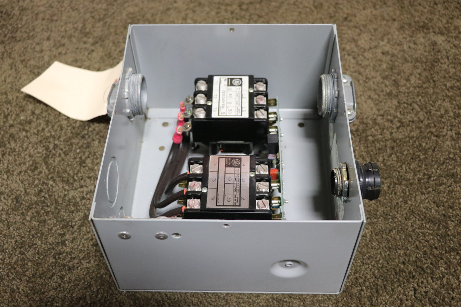 USED ESCO POWER 50 TRANSFER AUTOMATIC TRANSFER SWITCH ES50M-65N RV/MOTORHOME PARTS FOR SALE RV Components 