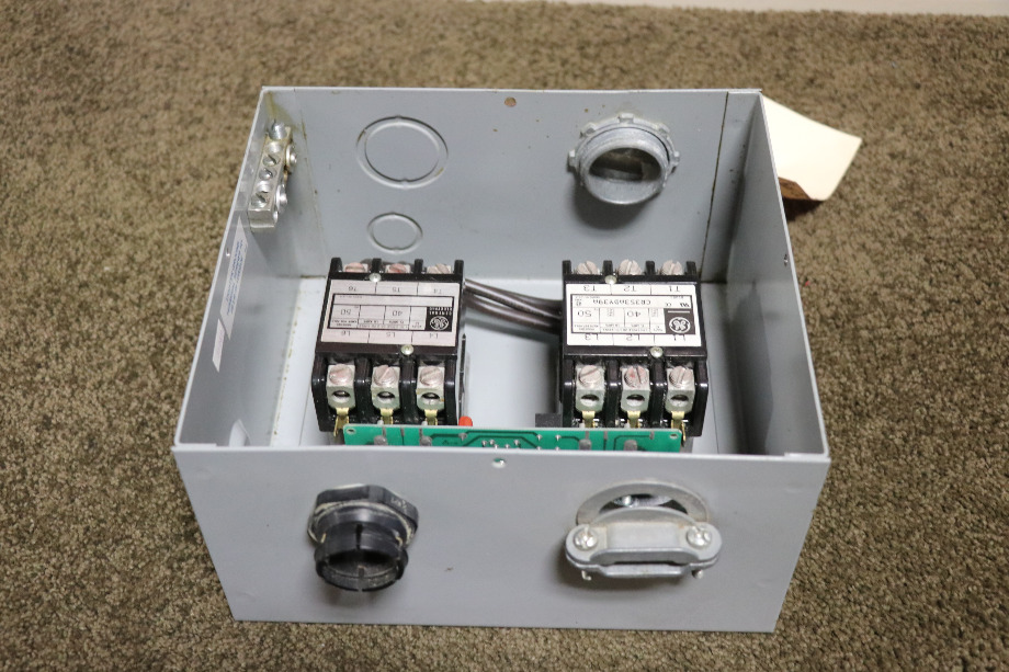 USED ESCO POWER 50 TRANSFER AUTOMATIC TRANSFER SWITCH ES50M-65N RV/MOTORHOME PARTS FOR SALE RV Components 