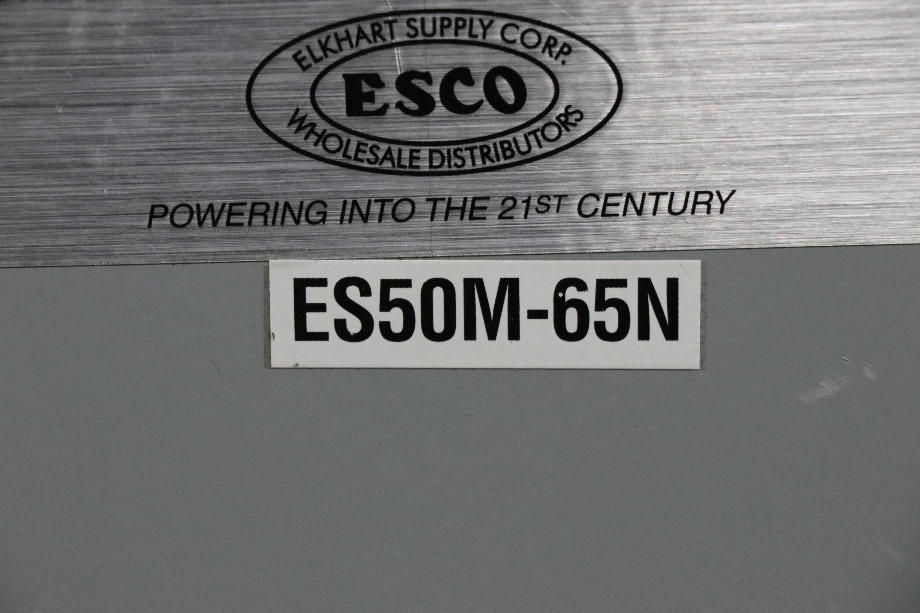 USED ESCO POWER 50 TRANSFER AUTOMATIC TRANSFER SWITCH ES50M-65N RV/MOTORHOME PARTS FOR SALE RV Components 