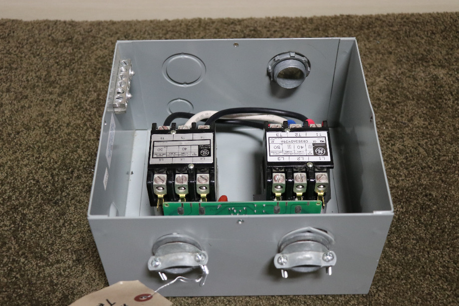 USED RV ES50M-65N ESCO POWER 50 TRANSFER AUTOMATIC TRANSFER SWITCH FOR SALE RV Components 