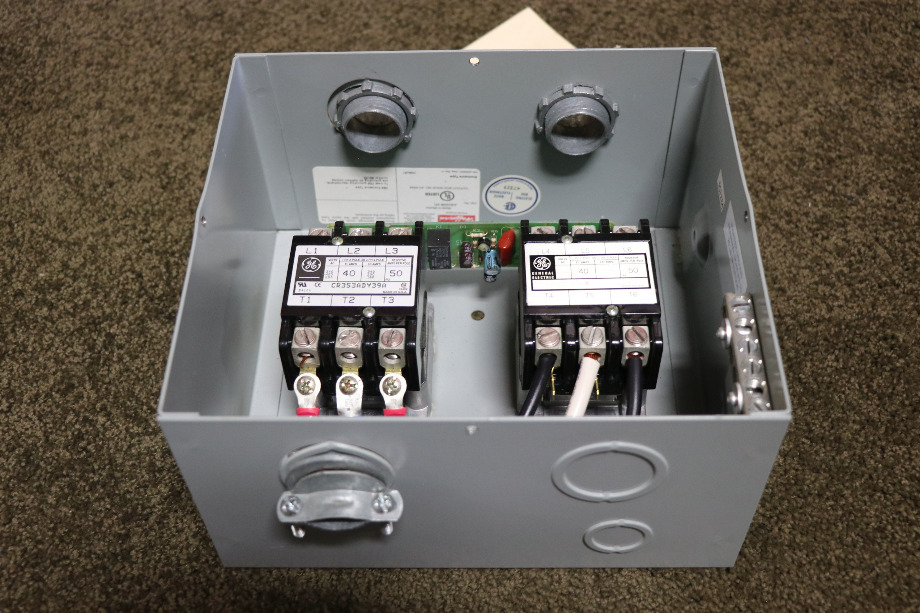 USED RV ES50M-65N ESCO POWER 50 TRANSFER AUTOMATIC TRANSFER SWITCH FOR SALE RV Components 