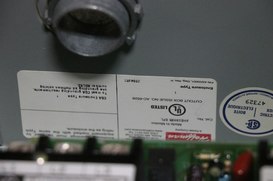 USED RV ES50M-65N ESCO POWER 50 TRANSFER AUTOMATIC TRANSFER SWITCH FOR SALE RV Components 
