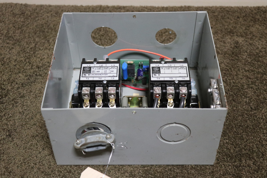 USED MOTORHOME ESCO POWER 50 TRANSFER ES50M-65N AUTOMATIC TRANSFER SWITCH FOR SALE RV Components 