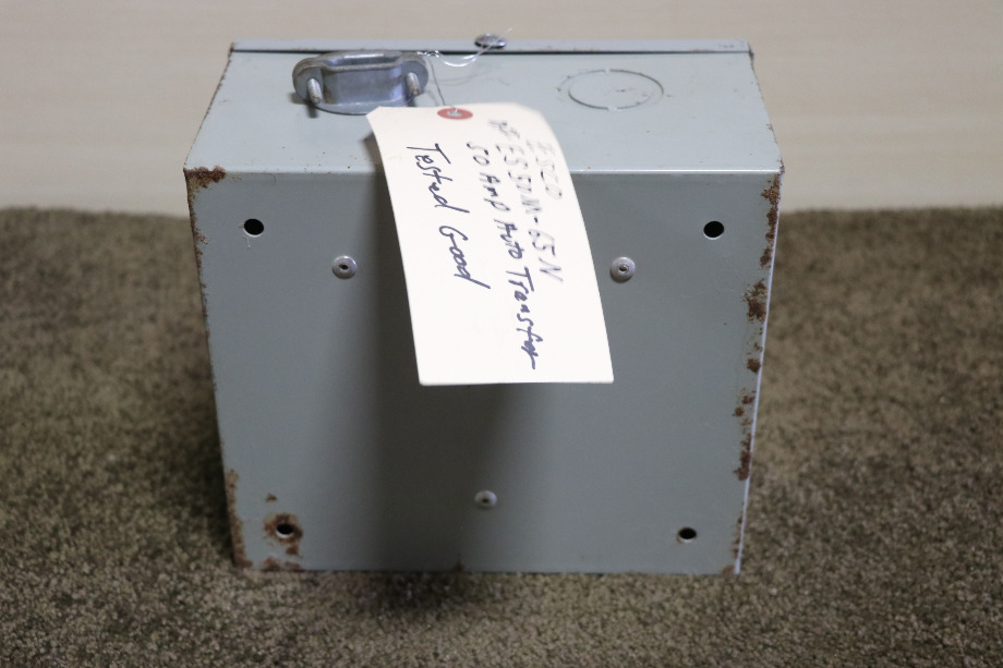 USED MOTORHOME ESCO POWER 50 TRANSFER ES50M-65N AUTOMATIC TRANSFER SWITCH FOR SALE RV Components 