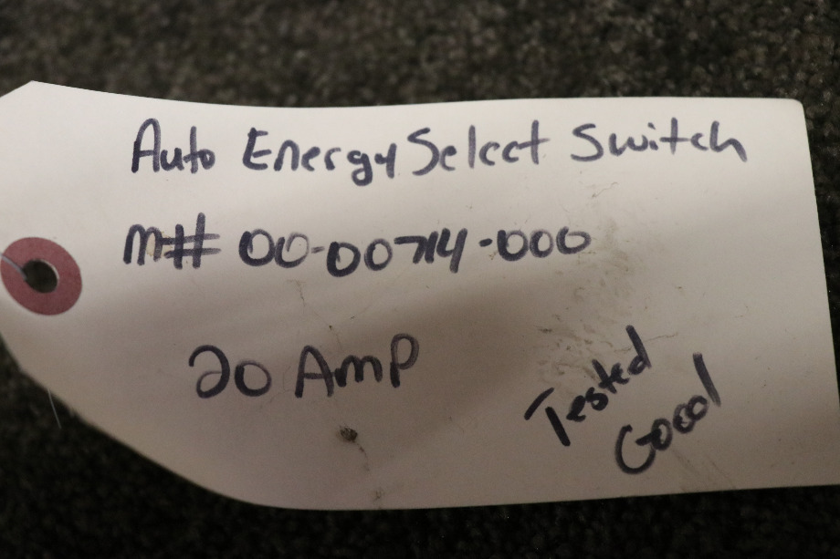 USED 00-00714-000 INTELLITEC AUTOMATIC ENERGY SELECT SWITCH RV PARTS FOR SALE RV Components 
