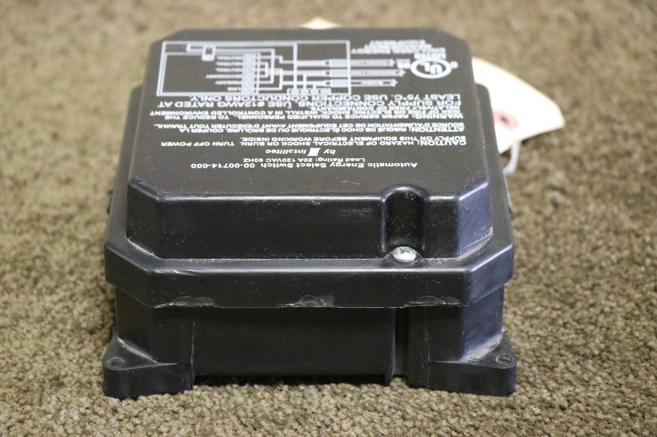 USED 00-00714-000 INTELLITEC AUTOMATIC ENERGY SELECT SWITCH RV PARTS FOR SALE RV Components 