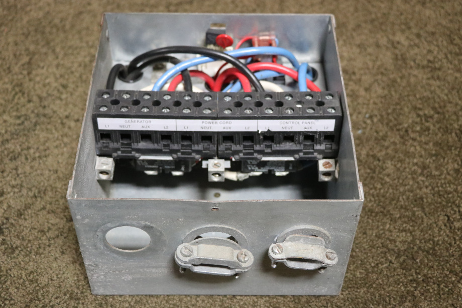 USED PARALLAX POWER  COMPONENTS ATS 5070 TRANSFER SWITCH MOTORHOME PARTS FOR SALE RV Components 