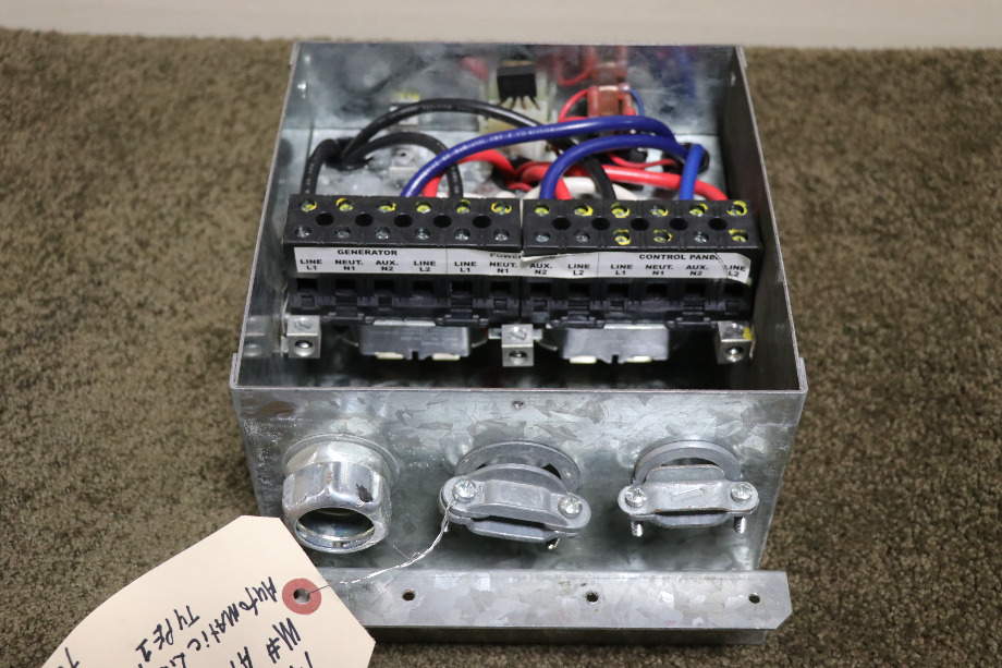 USED RV ATS 5070 PARALLAX POWER SUPPLY AUTO LINE/GEN SWITCH FOR SALE RV Components 