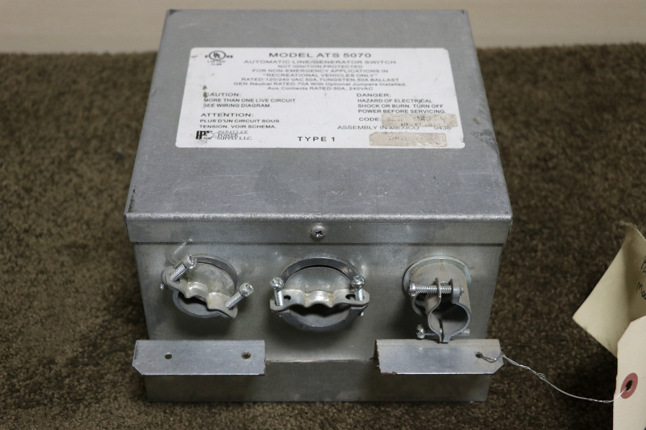 USED RV/MOTORHOME PARALLAX POWER SUPPLY AUTO LINE/GEN SWITCH ATS 5070 FOR SALE RV Components 