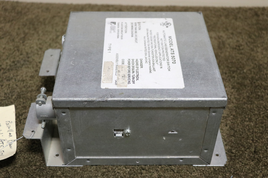 USED RV/MOTORHOME PARALLAX POWER SUPPLY AUTO LINE/GEN SWITCH ATS 5070 FOR SALE RV Components 