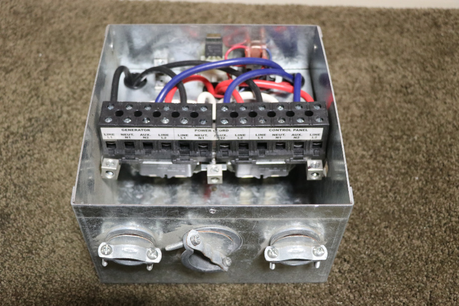 USED PARALLAX POWER SUPPLY AUTO LINE/GEN SWITCH ATS 5070 RV/MOTORHOME PARTS FOR SALE RV Components 