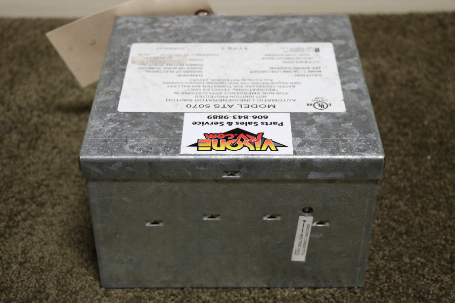 USED PARALLAX POWER SUPPLY AUTO LINE/GEN SWITCH ATS 5070 RV/MOTORHOME PARTS FOR SALE RV Components 