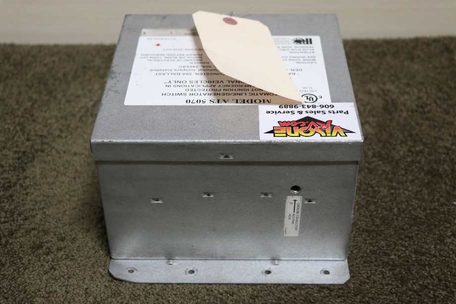 USED RV/MOTORHOME PARALLAX POWER COMPONENTS AUTO LINE/GEN SWITCH ATS 5070 FOR SALE RV Components 