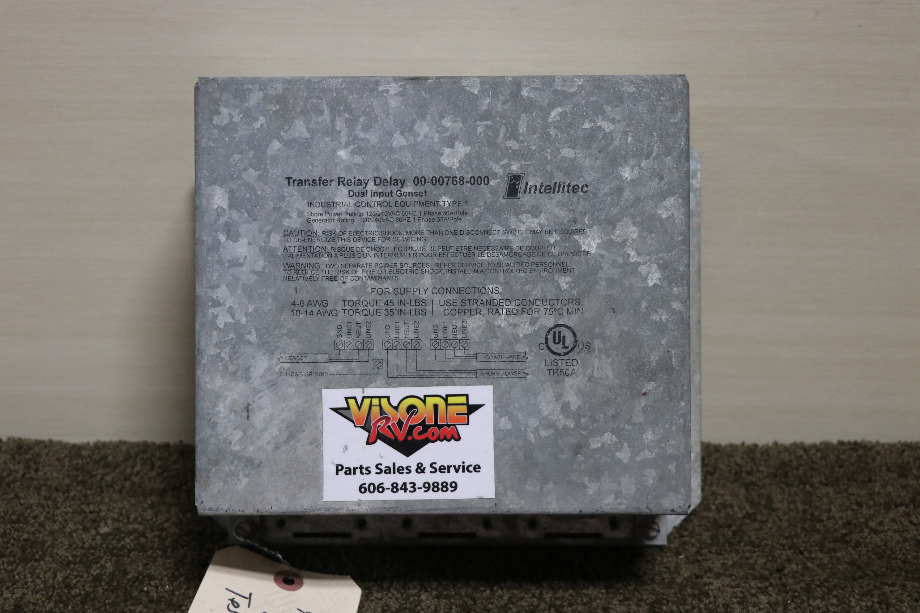 USED 00-00768-000 INTELLITEC TRANSFER RELAY DELAY RV PARTS FOR SALE RV Components 