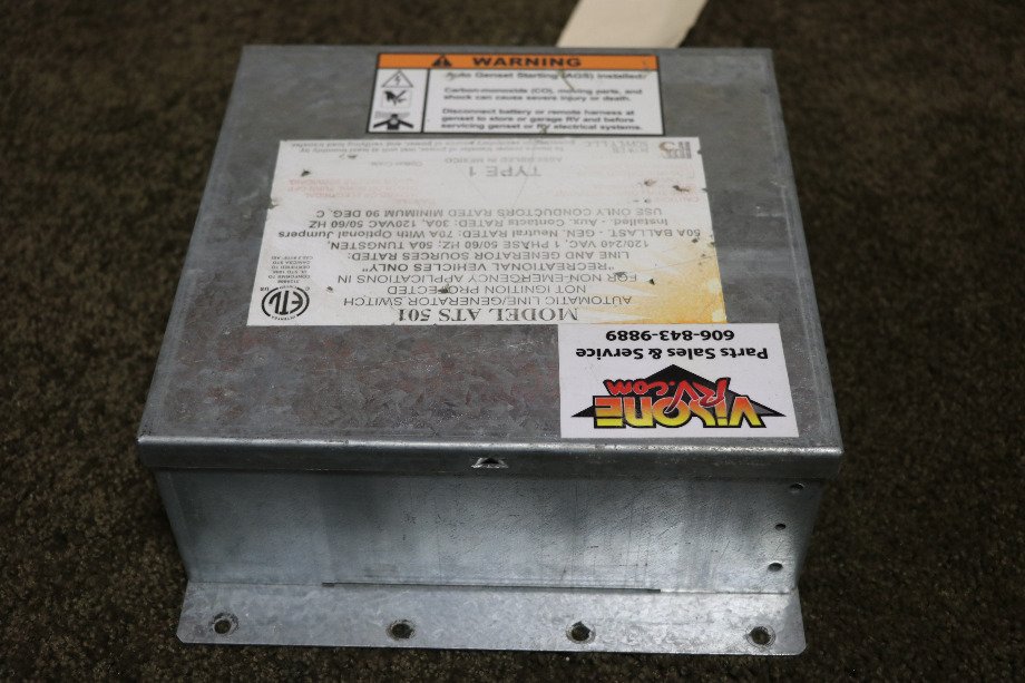 USED RV ATS 501 PARALLAX POWER SUPPLY AUTO LINE/GEN SWITCH FOR SALE RV Components 