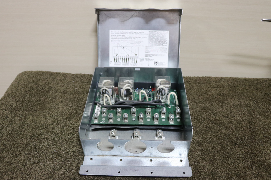 USED RV/MOTORHOME PARALLAX POWER SUPPLY AUTO LINE/GEN SWITCH ATS 501 FOR SALE RV Components 