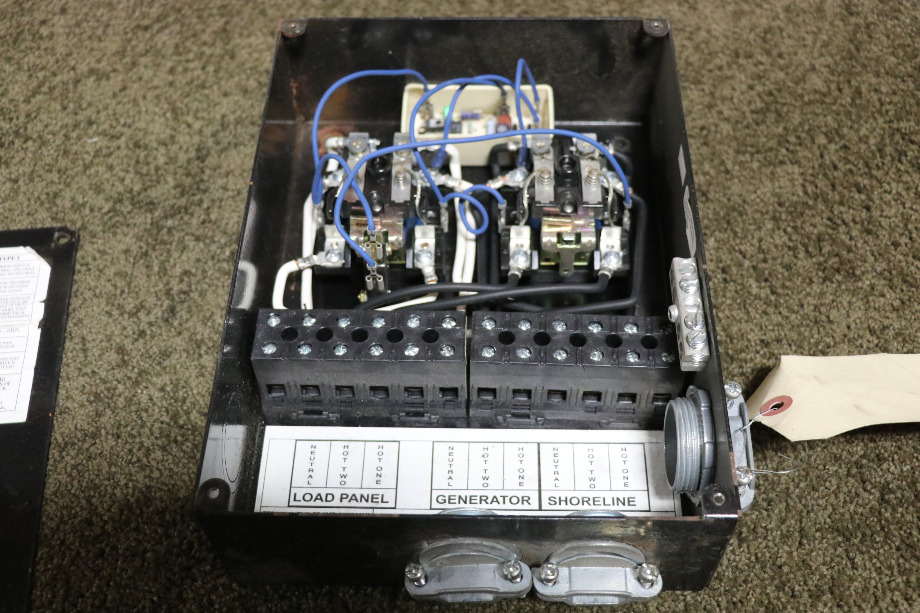 USED RV/MOTORHOME LYGHT POWER SYSTEMS AUTOMATIC TRANSFER SWITCH LPT50BRD FOR SALE RV Components 
