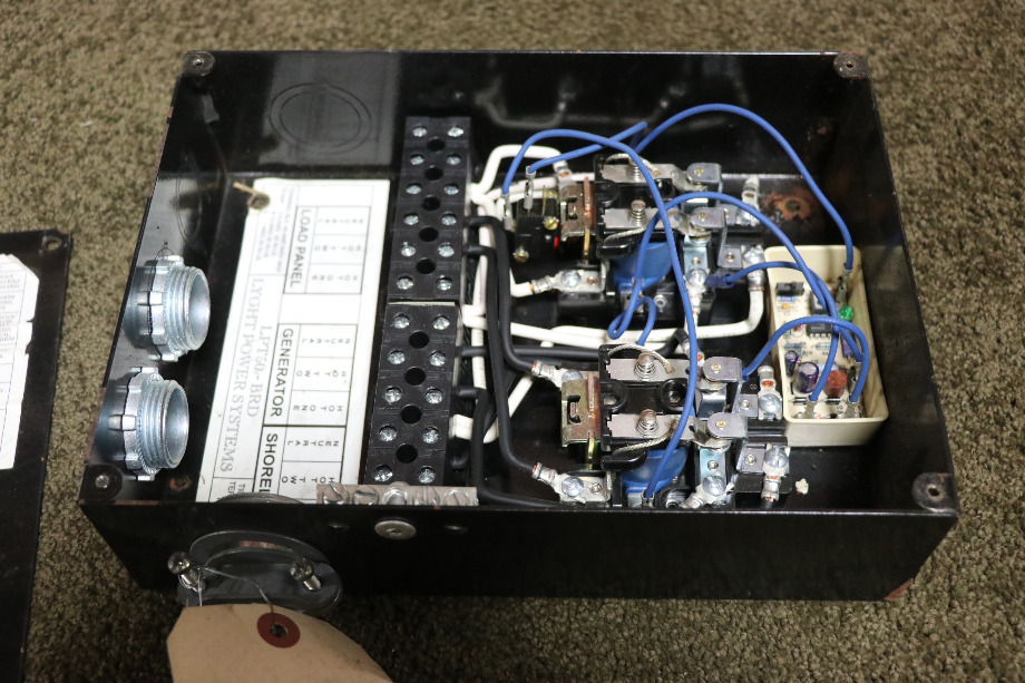 USED RV/MOTORHOME LYGHT POWER SYSTEMS AUTOMATIC TRANSFER SWITCH LPT50BRD FOR SALE RV Components 