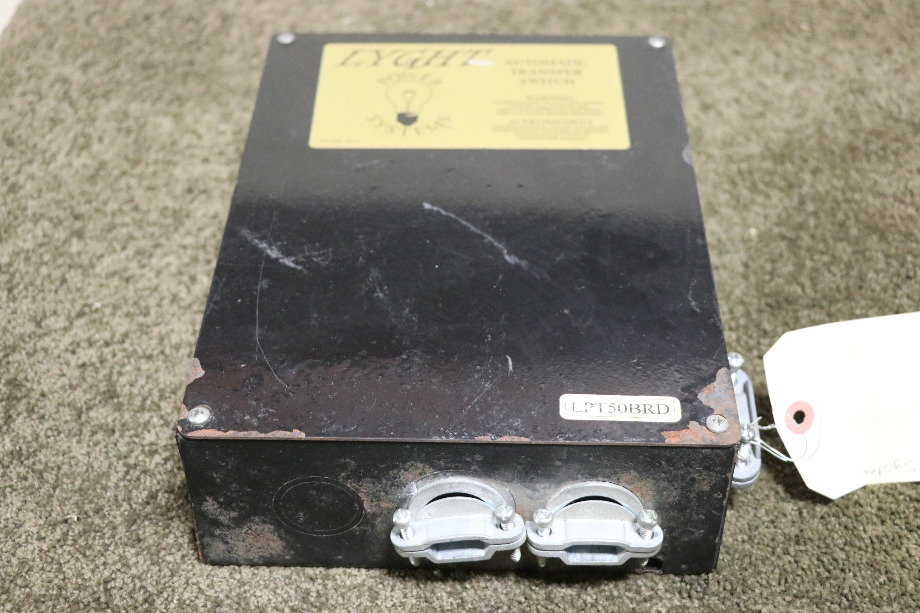 USED RV/MOTORHOME LYGHT POWER SYSTEMS AUTOMATIC TRANSFER SWITCH LPT50BRD FOR SALE RV Components 