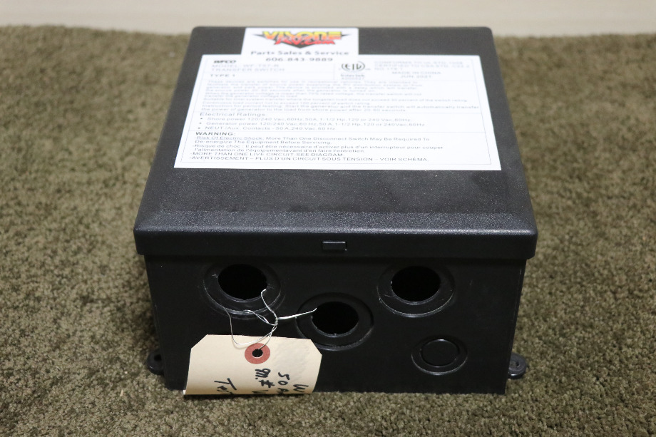 USED WF-T57-R WFCO AUTOMATIC TRANSFER SWITCH RV PARTS FOR SALE RV Components 