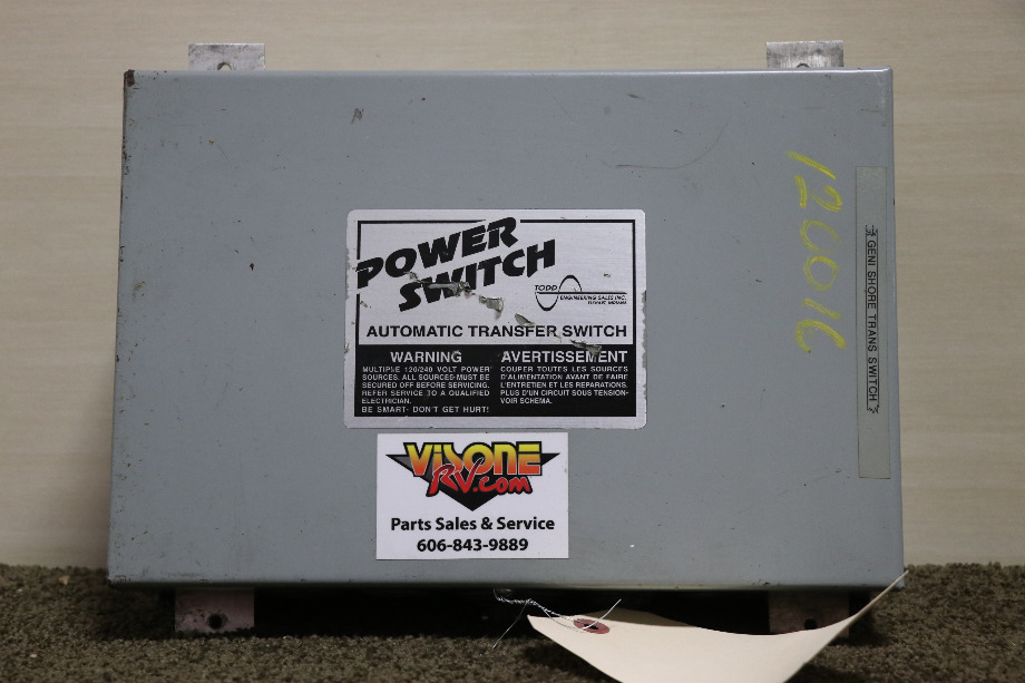 USED POWER SWITCH PS-275 AUTOMATIC TRANSFER SWITCH MOTORHOME PARTS FOR SALE RV Components 