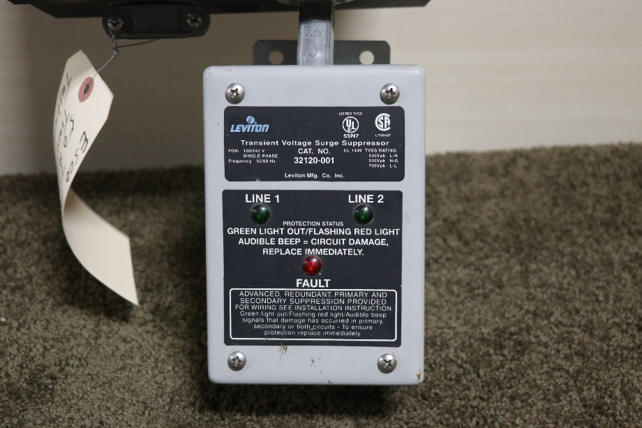 USED MOTORHOME AUTO TRANSFER SWITCH ES50M-65N WITH VOLTAGE SURGE SUPPRESSOR FOR SALE RV Components 