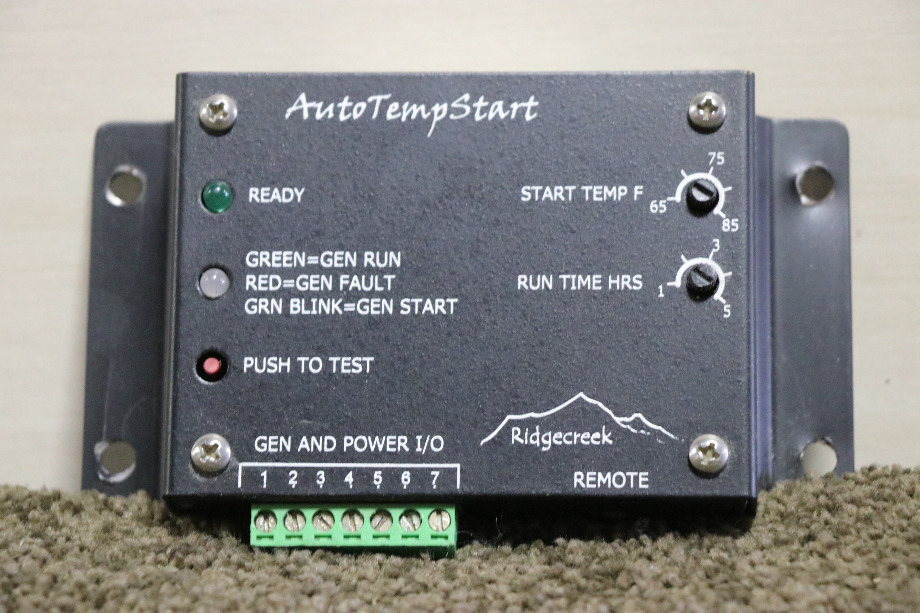 USED RV/MOTORHOME RIDGECREEK AUTOTEMPSTART FOR SALE RV Components 