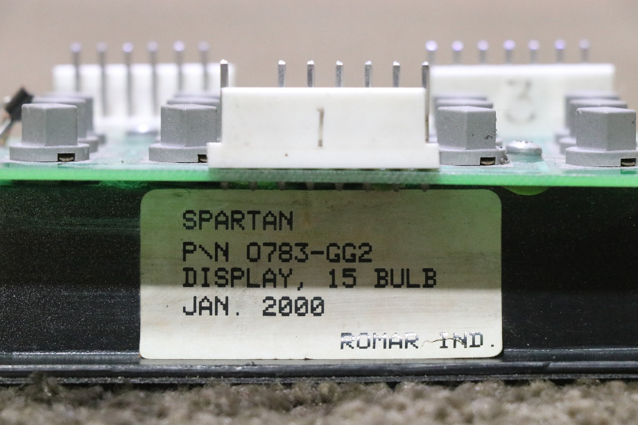 USED RV 0783-GG2 SPARTAN LIGHT BAR DISPLAY FOR SALE RV Components 