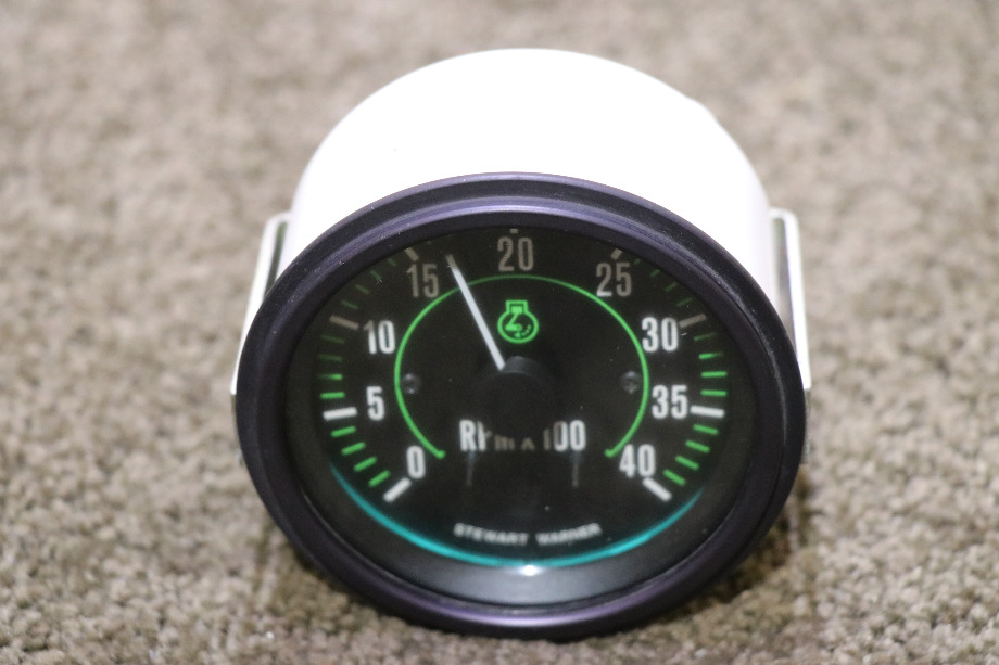 USED MOTORHOME STEWART WARNER 0920-NN1-003 TACHOMETER DASH GAUGE FOR SALE RV Components 