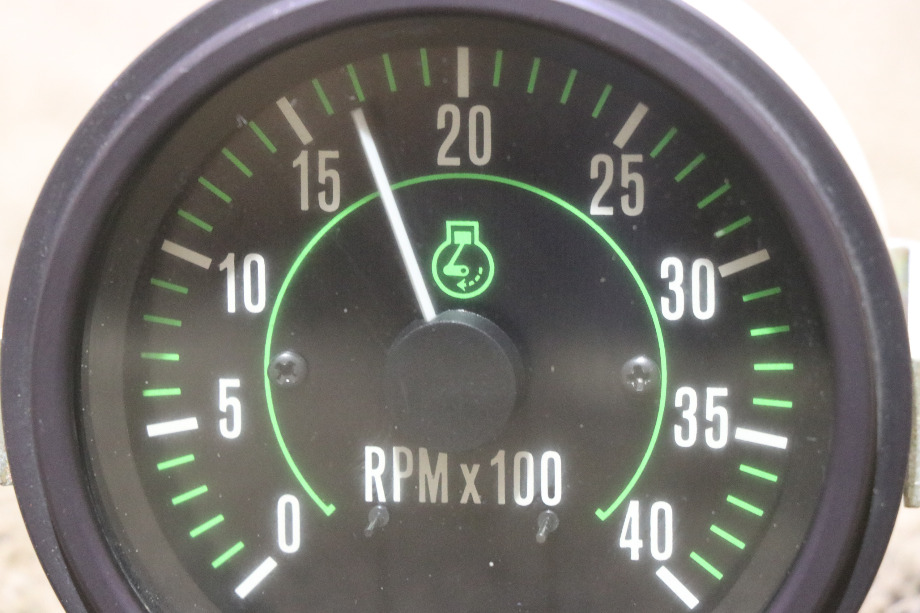 USED MOTORHOME STEWART WARNER 0920-NN1-003 TACHOMETER DASH GAUGE FOR SALE RV Components 