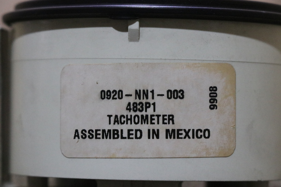 USED MOTORHOME STEWART WARNER 0920-NN1-003 TACHOMETER DASH GAUGE FOR SALE RV Components 