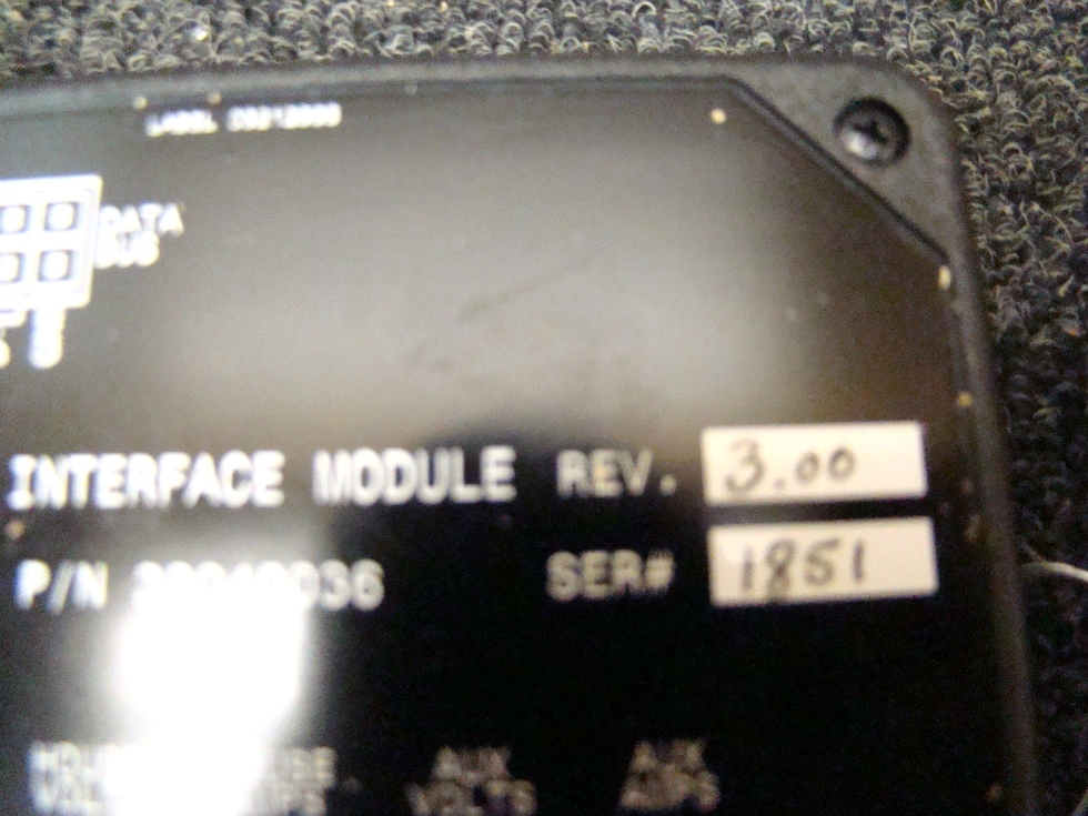 USED RV/MOTORHOME ALADDIN DC INTERFACE MODULE REV.3.00 RV Components 
