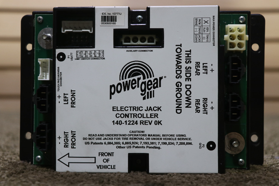 USED MOTORHOME POWER GEAR 140-1224 ELECTRIC JACK CONTROLLER FOR SALE RV Components 