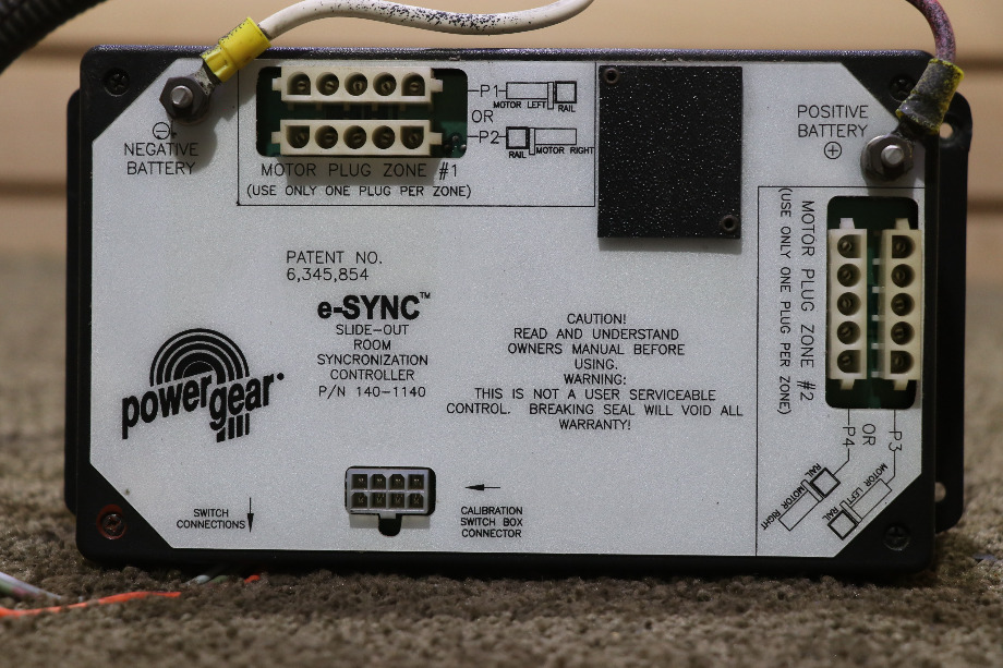 USED 140-1140 POWER GEAR E-SYNC SLIDE OUT ROOM SYNCRONIZATION CONTROLLER RV PARTS FOR SALE RV Components 