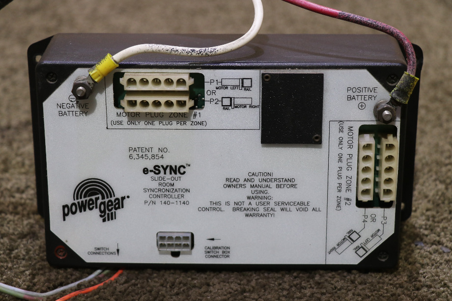 USED 140-1140 POWER GEAR E-SYNC SLIDE OUT ROOM SYNCRONIZATION CONTROLLER RV PARTS FOR SALE RV Components 