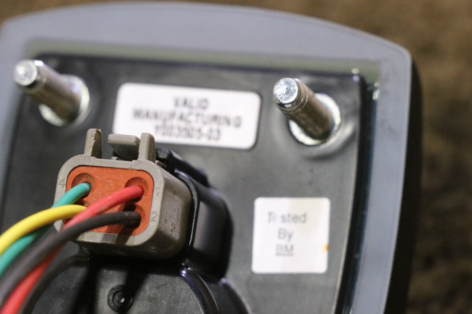 USED MOTORHOME VALID Y003505-03 DASH CONTROLLER SWITCH PANEL FOR SALE RV Components 