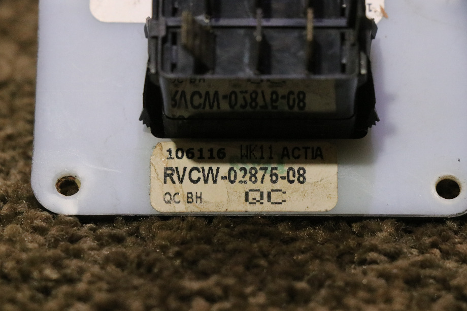 USED MOTORHOME EXTEND / RETRACT VLD2 SWITCH PANEL FOR SALE RV Components 